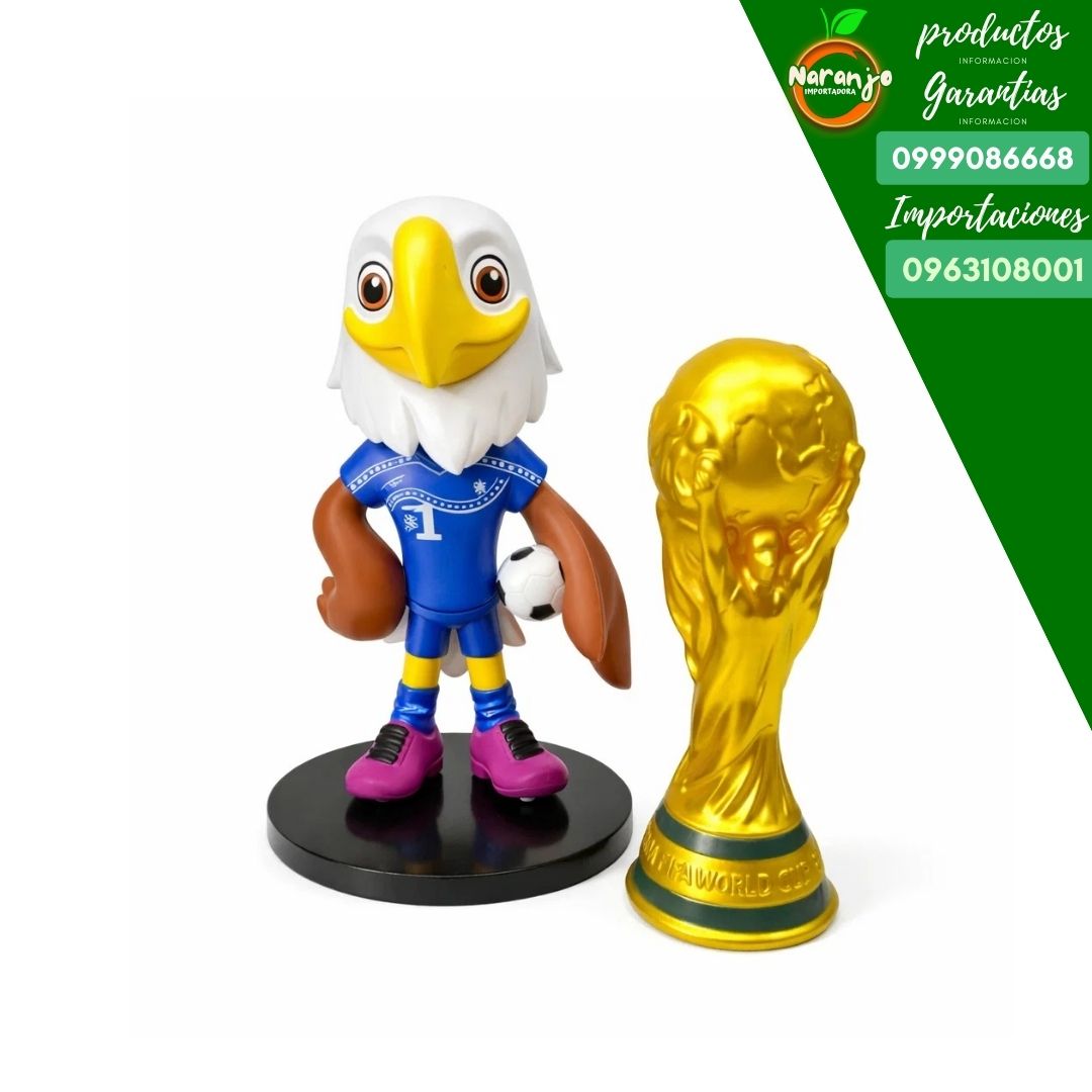 CLUTCH AGUIL FIGURA MASCOTA MUNDIAL FIFA